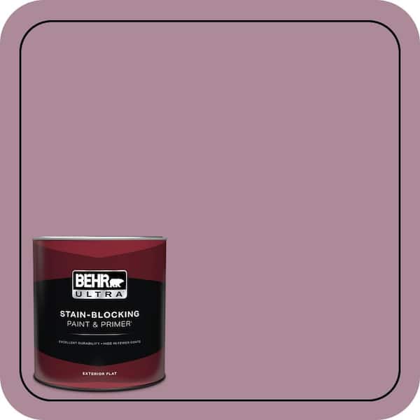 BEHR ULTRA 1 qt. #S120-5 Reserve Flat Exterior Paint & Primer
