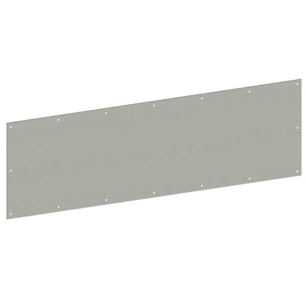 Hager 12 in. x 34 in. Stainless Steel Kick Plate for Commercial or Residential Doors