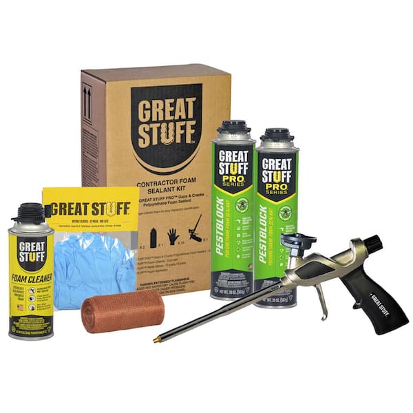 GREAT STUFF 40 oz. Pestblock Spray Foam Sealant Kit