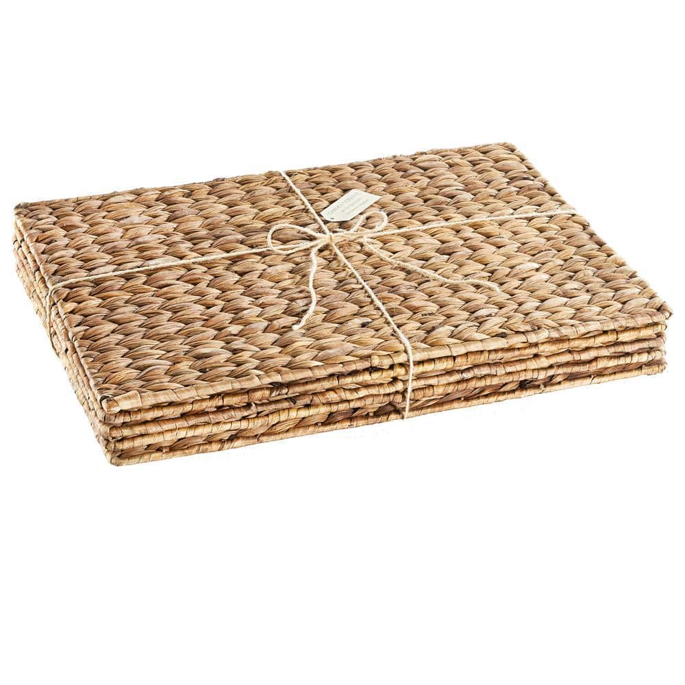 Artland Garden Terrace Rectangle Placematts s/4, 19.5x13.5, Water