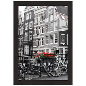 Furniture Espresso Narrow Picture Frame Opening Size 20 x 30 in.