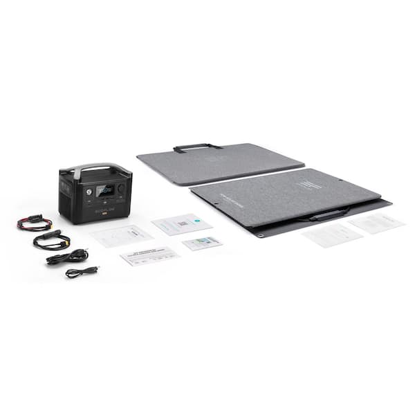 ②EcoFlow　 600 Pro EcoFlow 600W Rated/1200W Peak/Electric Start Portable Power