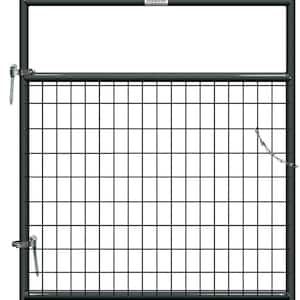 48 in. x 50 in. Painted Gray Tube Gate