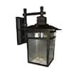 Cullen 1-Light Imperial Black Outdoor Wall Mount Barn Light Sconce ...