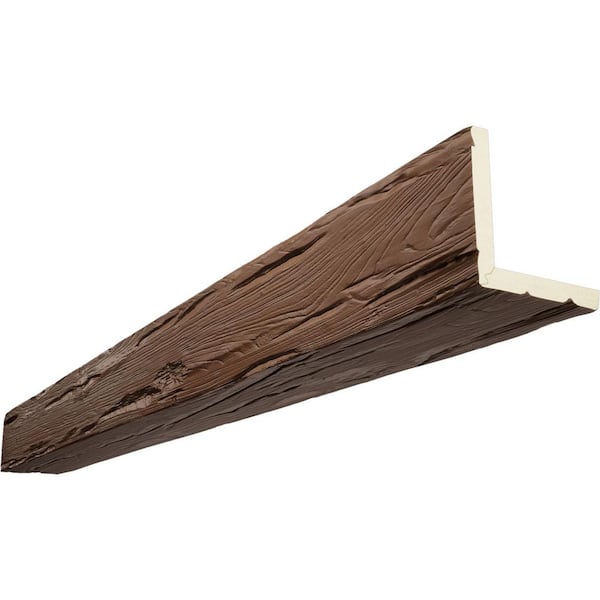 Endurathane 4 in. H x 4 in. W x 24 ft. L Riverwood Redwood Faux Wood Beam