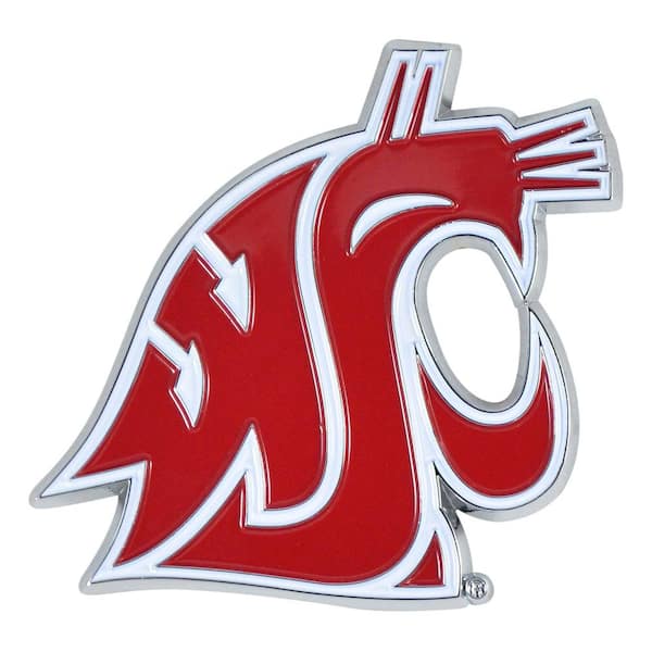 FANMATS 3.0 in. x 3.1 in. NCAA Washington State University Color Emblem