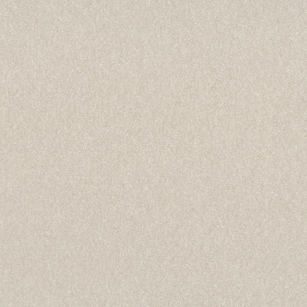 Home Decorators Collection House Party I - Purity - Beige 37.4 oz. Polyester Texture Installed Carpet