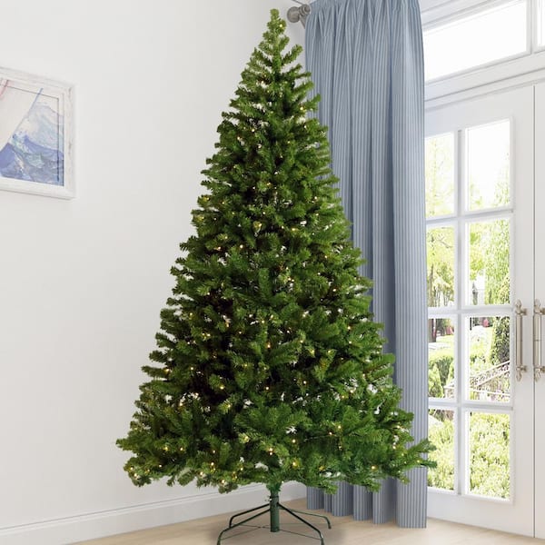 Christmas Tree Artificial Festive Xmas Green/Black with Metal Stand 5Ft/6Ft/7Ft 