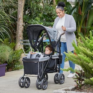 3D Lite Convenience Wagon in Gray Tweed and Black