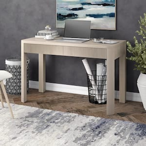 Mendoza 47.5 in. Alder White Writing Desk