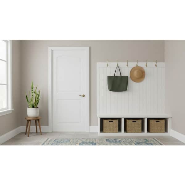 eightdoors 30 in. X 80 in. X 1-3/8 in. White Primed 2-Raised Panel