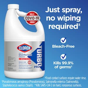 Turbo 121 oz. Bleach Free Disinfectant Cleaner for Sprayer Devices (2-Pack)