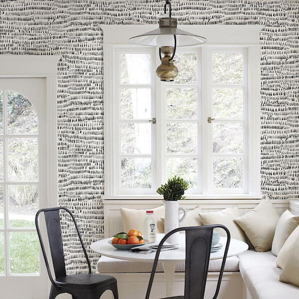 Kylver Vinyl Peel & Stick Wallpaper Roll (Covers 30.75 Sq. Ft.)