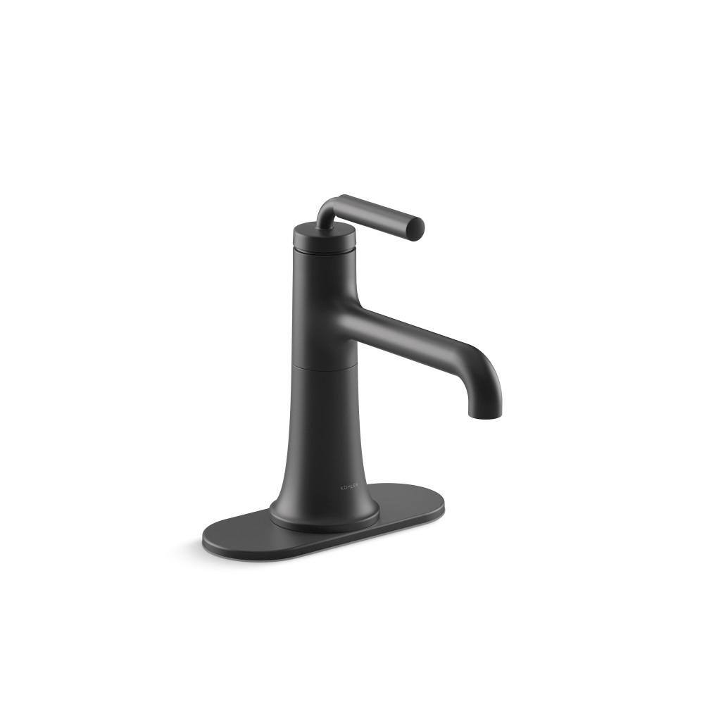 KOHLER Tone SingleHole 1.2 GPM Bathroom Sink Faucet in Matte Black