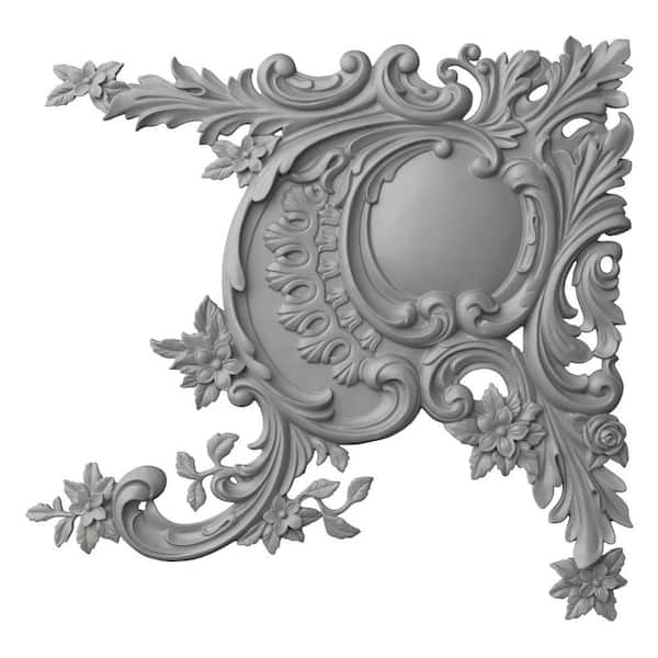 1.38 in. x 33.5 in. x 32.25 in. Polyurethane Applique & Onlay Moulding