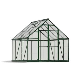 Balance 8 ft. x 8 ft. Hybrid Green/Clear DIY Greenhouse Kit