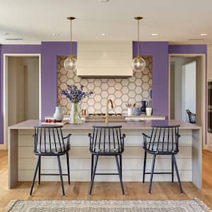 1 gal. #660B-7 Exotic Purple Semi-Gloss Interior Paint