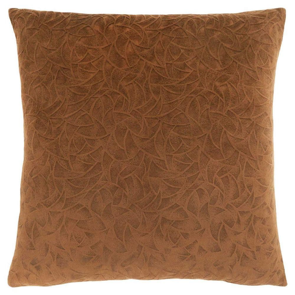 Brown Geometric Polyester 18 in. x 18 in. Throw Pillow price history on PriceWatchPro