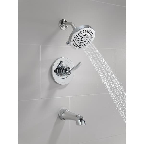 Faryn Single-Handle 5-Spray Tub and Shower Faucet in Chrome (Valve Included)