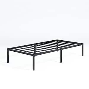 Yelena Black Metal Twin Platform Bed Frame