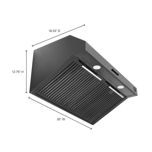 Forno Bari Espresso 30 in. Ducted Under Cabinet Range Hood in