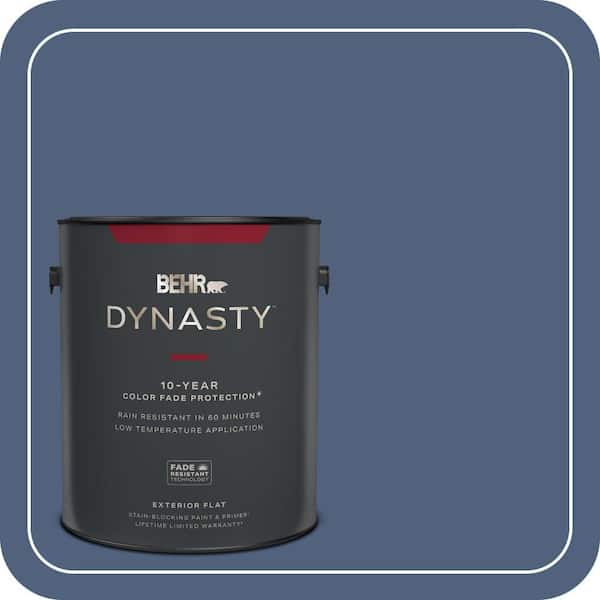 BEHR DYNASTY 1 gal. #590F-6 Mesmerize Flat Exterior Stain-Blocking Paint & Primer