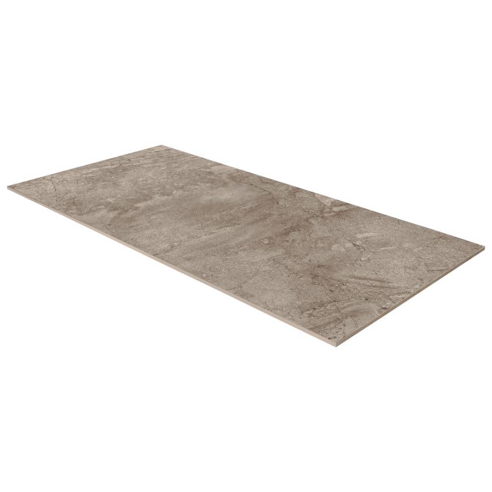 Large Format Mountain Beige Matte Porcelain Floor and Wall Tile