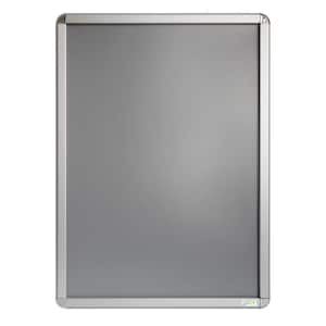 24 in. x 36 in. Silver Rounded Corners Snap Frame