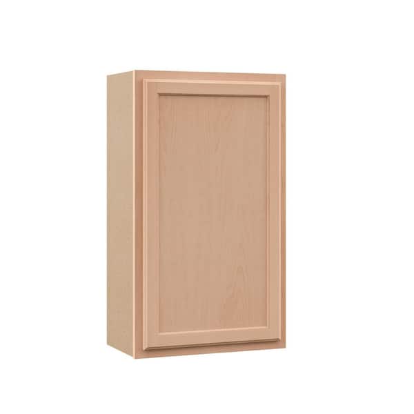 Recessed Panel 21 in. W x 12 in. D x 36 in. H Assembled Wall Kitchen Cabinet in Unfinished