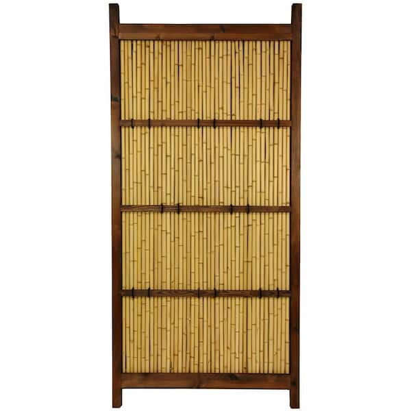 75 in. Bamboo Garden Fence