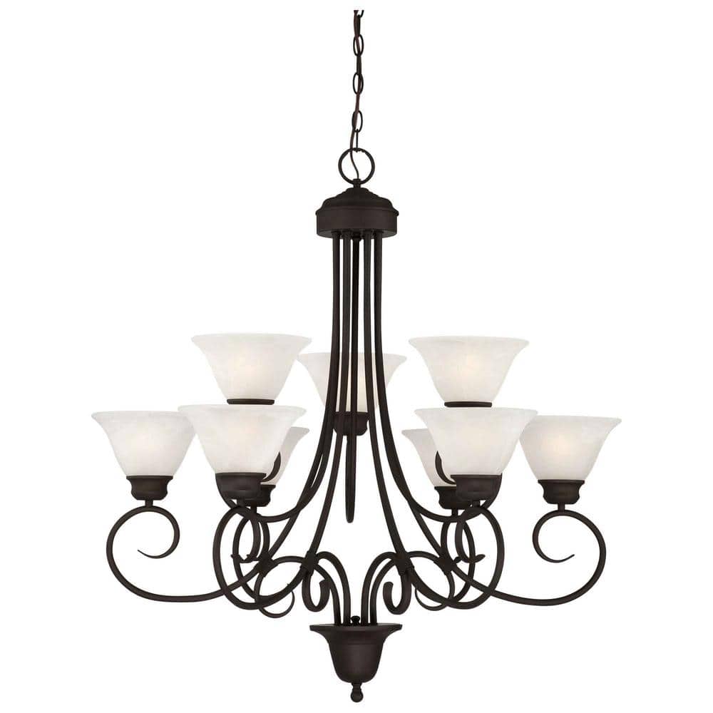 Kichler Laurel 5-Light Shadow Bronze Traditional Chandelier