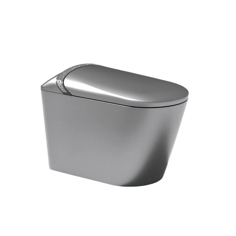 Night Light Round Smart Toilet with Built-In Bidet, Modern Bathroom Design, Auto Open/Close, Foot Sensor, LED Display price history on PriceWatchPro