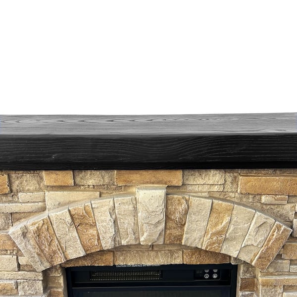 FESTIVO 36 in. Freestanding Electric Fireplace in Tan FFP20131