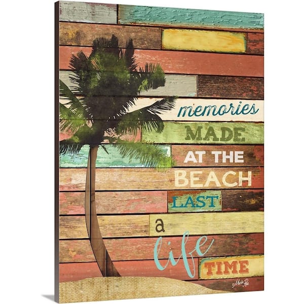 GreatBigCanvas "Beach Memories" by Marla Rae Canvas Wall Art