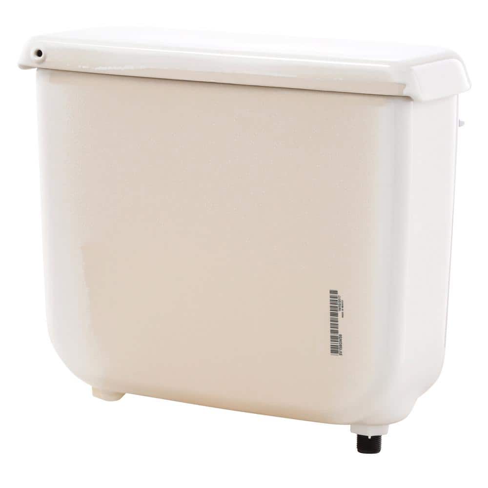 White Vitreous China Dual Flush Toilet Tank
