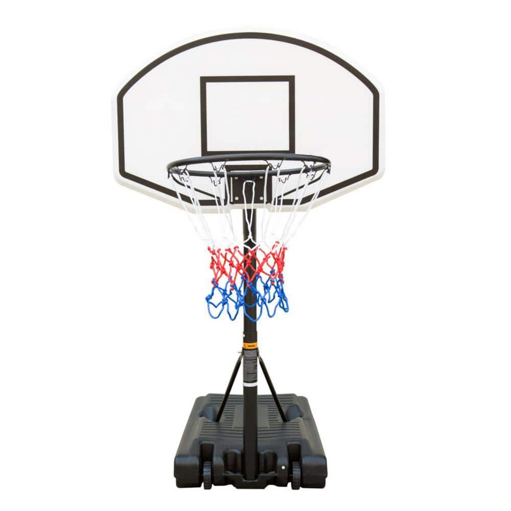 3.1 ft. to 4.7 ft. Portable Adjustable Height Poolside Basketball Hoop Bask