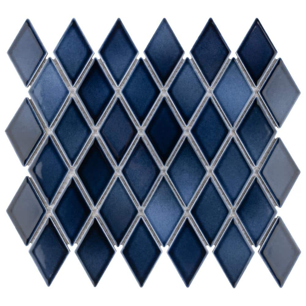 Hudson Kite Midnight 10 in. x 12 in. Porcelain Floor and Wall Mosaic Tile (8.56 sq. ft./Case) price history on PriceWatchPro