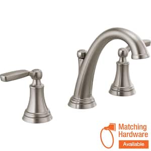 Woodhurst 8 in. Widespread 2-Handle Bathroom Faucet in Stainless