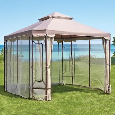 Replacement Netting Outdoor Patio for 10 ft. x 10 ft. Cottleville Gazebo