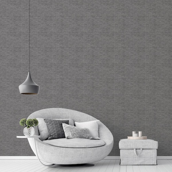 Fabric Textile Wall Coverings Light Silver Glitter Wallpaper Roll