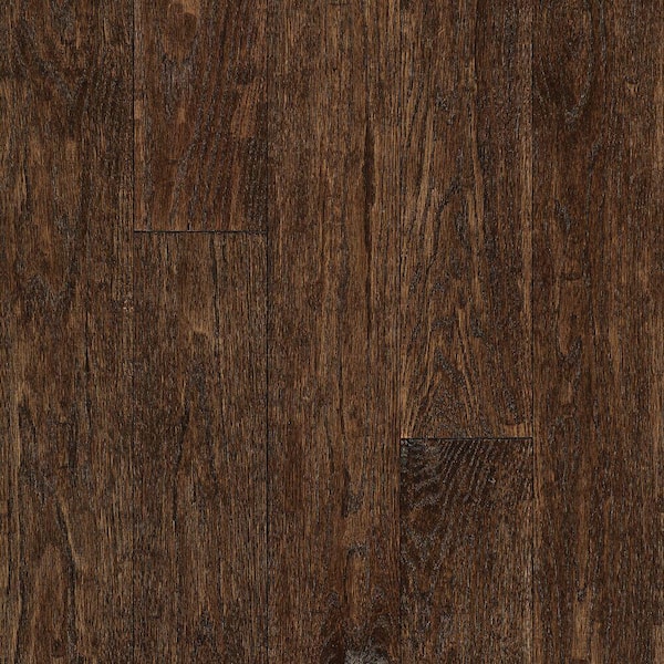 Bruce American Vintage Scraped Mocha 3/4 in. T x 5 in. W x Varying L Solid Hardwood Flooring (23.5 sqft / case)