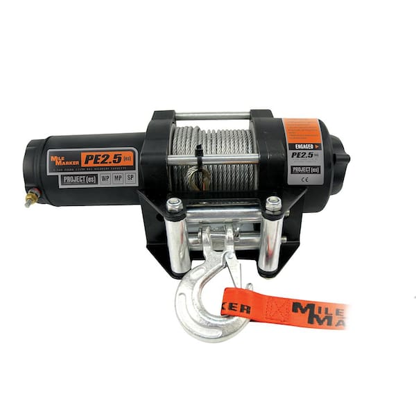 2,500 lb. Capacity PE2.5 ATV Winch with Rope and Remote