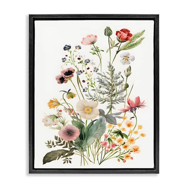Stupell Industries Subtle Spring Blossoms by Petals Prints Design 1-Piece Black Floater Frame Nature Graphic Art Print 21 in. x 17 in.
