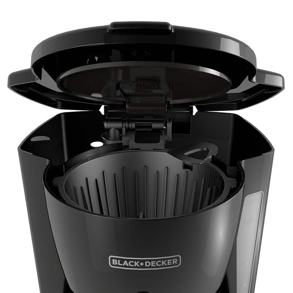 Black Programmable 12-Cup Drip Coffee Maker with Digital Controls