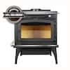 Pleasant Hearth 2,500 Sq. Ft. Wood Burning Stove With Stainless Steel ...