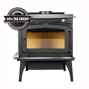 2,500 sq. ft. Wood Burning Stove with Stainless Steel Ash Lip and Blower