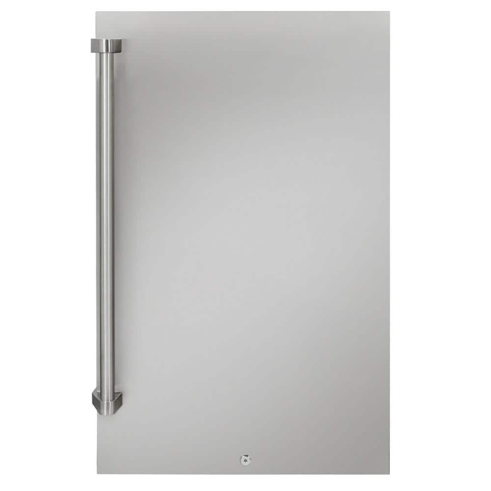 20.75 in. 4.4 cu. ft. Outdoor Fridge in Stainless Steel