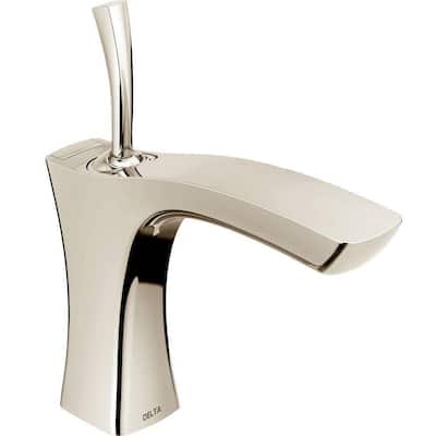 KOHLER Sculpted Cell-Powered Single Hole Touchless Bathroom Faucet 