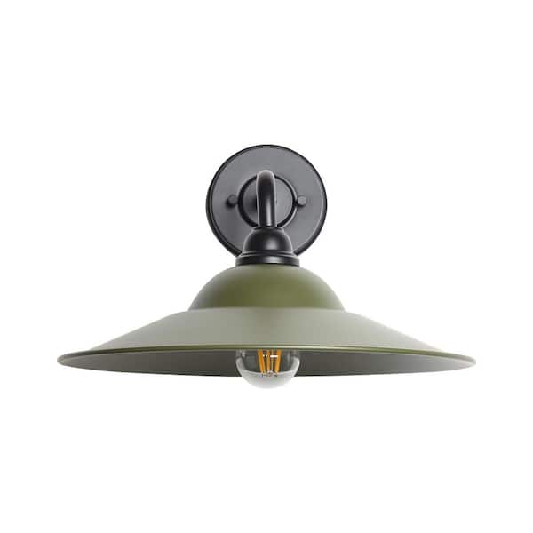 Golden Lighting - Croma 15 in. Matte Black Outdoor Hardwired Wall Sconce with No Bulbs Included