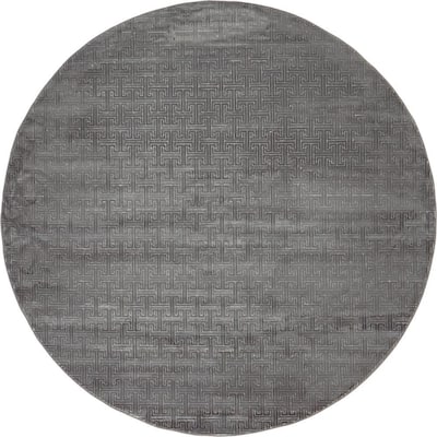 Jill Zarin Uptown Collection Madison Avenue Gray 8' 0 x 10' 0 Area Rug ...